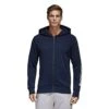 Adidas Herren Essentials Linear Full-Zip Hoodie In XL Blau
