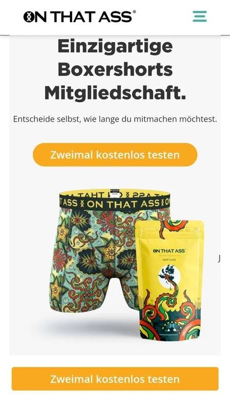 On That Ass Boxershort 1 Kaufen Und 2 Gratis Bekommen (3 Für 11€) - Black Friday Deal 2 On That Ass Boxershort 1 Kaufen Und 2 Gratis Bekommen (3 Für 11€) - Black Friday Deal – Bild 2