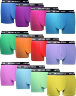 12er-Pack Antonio Rossi Boxershorts Herren | Diverse Farbkombis | Größe S - XXL | 1,92€ Je Stück -Mode Kleidung Verkauf 2118906 1 3