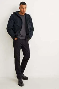 C&A Herren Übergangsjacke Mit Kapuze, Regular Fit, Nylon|Polyester Gr S Bis 3XL Für 22,40€ (Prime Mp) -Mode Kleidung Verkauf 2222784 1 4