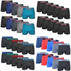 UOMO 10er Pack Boxershorts Retro Herren Boxer Shorts Seamless Unterwäsche Unterhose
