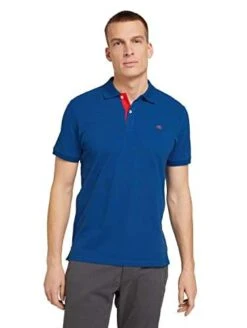 TOM TAILOR Piqué Poloshirt, Blau, Größe S - 3XL (Amazon Prime)