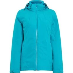 McKinley Damen Doppeljacke: Aneli 3-in-1 | Gr. 40-48, Funktionsjacke, Wind- Und Wasserdicht, Herausnehmbare Innenjacke, Abnehmbare Kapuze