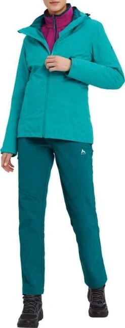 McKinley Damen Doppeljacke: Aneli 3-in-1 | Gr. 40-48, Funktionsjacke, Wind- Und Wasserdicht, Herausnehmbare Innenjacke, Abnehmbare Kapuze -Mode Kleidung Verkauf 2241466 1 3