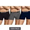 10er Pack Pierre Cardin Herren Boxershorts Mit Baumwoll-Stretch | 3 Farben In Gr. M-XXL, VSK-frei