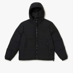Wasserabweisende LACOSTE Steppjacke In Schwarz (44-54)