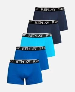 5er Pack REPLAY Boxershorts | 4,60€ Pro Stück | Verschiedene Farben | S, M, L, XL, XXL | [Philipp Plein Angebot In Der Beschreibung] -Mode Kleidung Verkauf 2245501 1 3
