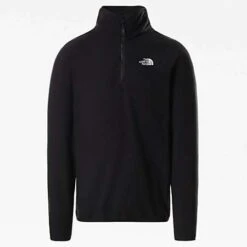 [XPLR Pass] The North Face 100 Glacier Fleece Mit 1/4-langem RV Für Herren (schwarz) (Studenten 28,67€, Normalos 31,85€) -Mode Kleidung Verkauf 2245572 1 3