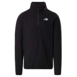 [XPLR Pass] The North Face 100 Glacier Fleece Mit 1/4-langem RV Für Herren (schwarz) (Studenten 28,67€, Normalos 31,85€) -Mode Kleidung Verkauf 2245572 1 4