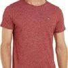 Tommy Jeans: Slim Jaspe C Neck T-Shirt Für Herren In Gr XXS Bis XXL Für 16,55€ (Prime)