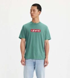 Levi's Relaxed Fit T-Shirt Ssani Core Boxtab Wasabi (Gr. XS - XL) + Kostenloser Versand Für Mitglieder