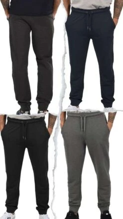 3x Blend "Sven" 100 % Baumwoll Herren Sweat-Jogginghosen In Vier Farben (Gr. S - 2 XL)