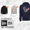 New Era NFL Hoodies Ab 15,00 € + VSK | 13 Modelle, Z.B. New Era Nfl Team Logo Houston Texans Hoodie (Gr. S-4XL)