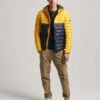Superdry Herren Wattierte Radar Mix Steppjacke
