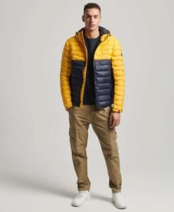Superdry Herren Wattierte Radar Mix Steppjacke