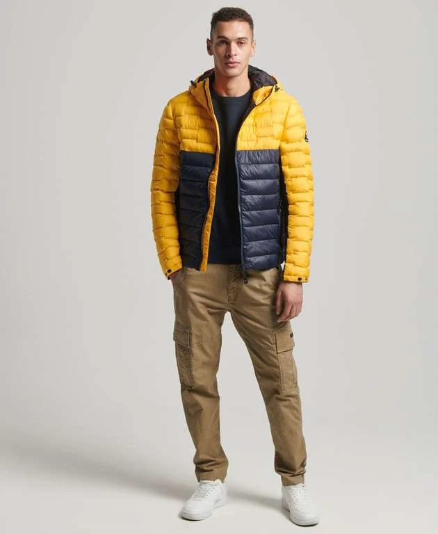 Superdry Herren Wattierte Radar Mix Steppjacke 1 Superdry Herren Wattierte Radar Mix Steppjacke