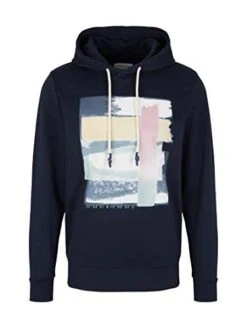 TOM TAILOR Herren Hoodie Mit Print Gr S Bis 3XL Für 14,90€ (Prime) -Mode Kleidung Verkauf 2247901 1 5