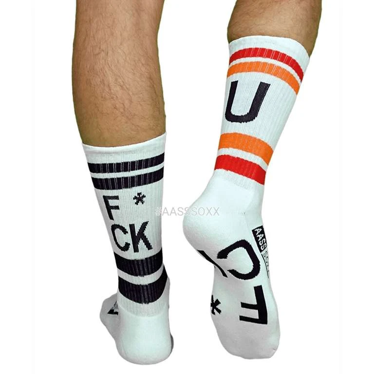 Sportsocken AASSSOXX "F*CK U" (weiß) 1 Sportsocken AASSSOXX "F*CK U" (weiß)