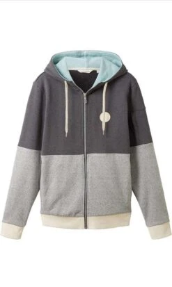 TOM TAILOR Herren Colorblock Hoodie Sweatjacke XL 6 TOM TAILOR Herren Colorblock Hoodie Sweatjacke XL -Mode Kleidung Verkauf 2248370 1 2
