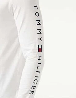 Tommy Hilfiger Herren Langarmshirt Tommy Logo Baumwolle Größe [XS-3XL] -Mode Kleidung Verkauf 2248371 1 2