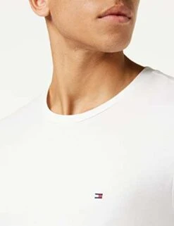 Tommy Hilfiger Herren Langarmshirt Tommy Logo Baumwolle Größe [XS-3XL] -Mode Kleidung Verkauf 2248371 1 3