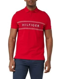 Tommy Hilfiger Herren Poloshirt Kurzarm RBW Regular Fit - Größe S (Prime)