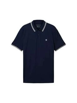 [Amazon Prime] TOM TAILOR Denim Herren Basic Poloshirt In Sky Captain Blue & Plain Red (Gr. XS - XXL) -Mode Kleidung Verkauf 2249230 1 2