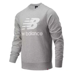 New Balance Sweater Essentials Stacked Logo Crew (in 3 Verschiedenen Farben, Gr. S - XXL) -Mode Kleidung Verkauf 2249370 1 2