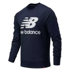 New Balance Sweater Essentials Stacked Logo Crew (in 3 Verschiedenen Farben, Gr. S - XXL) -Mode Kleidung Verkauf 2249370 1 3