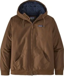 Patagonia M's Lined Isthmus Hoody,Größe: S; Farbe: Owl Brown
