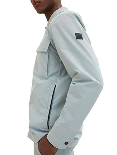 TOM TAILOR Herren Overshirt, Light Ice Blue, Gr. S - 3XL (Prime) 6 TOM TAILOR Herren Overshirt, Light Ice Blue, Gr. S - 3XL (Prime) – Bild 6