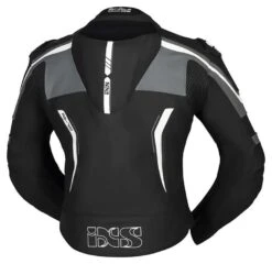 Motorrad IXS Sport LT RS-700 2-Teiler Lederkombi Besteht Aus Jacke + Hose, Schwarz Grau Und Schwarz Rot - Verschiedene Größen -Mode Kleidung Verkauf 2249855 1 3