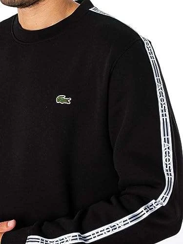 Lacoste Herren Sweatshirt SH5073 In Schwarz (Gr. XS - 4XL) 4 Lacoste Herren Sweatshirt SH5073 In Schwarz (Gr. XS - 4XL) – Bild 4