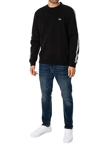Lacoste Herren Sweatshirt SH5073 In Schwarz (Gr. XS - 4XL) 5 Lacoste Herren Sweatshirt SH5073 In Schwarz (Gr. XS - 4XL) – Bild 5