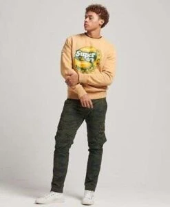 Superdry Herren Cooper Nostalgia Sweatshirt Mit Rundhalsausschnitt