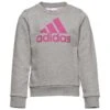 Adidas Kids Sweater / Pullover | Gr. 128 - 170 In Rosa/grau | 77% Baumwolle
