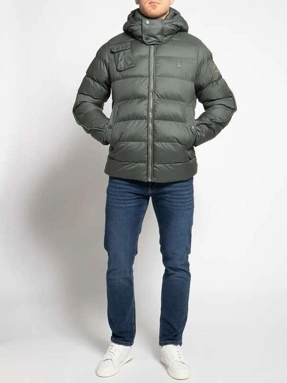G-Star RAW G-Whistler Padded Hooded Jacket (dress-for-less.de) Herren Steppjacke In Olivgrün (Gr. S Bis L) 2 G-Star RAW G-Whistler Padded Hooded Jacket (dress-for-less.de) Herren Steppjacke In Olivgrün (Gr. S Bis L) – Bild 2