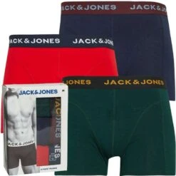JACK AND JONES Herren James Boxershorts Mehrfarbig Für 20,98€ Inkl. Lieferkosten (statt 29,99€)