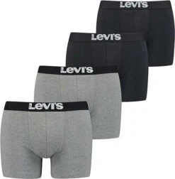 (Prime) 4er Levi‘s Trunks Gr. M Schwarz/Grau - Größe M