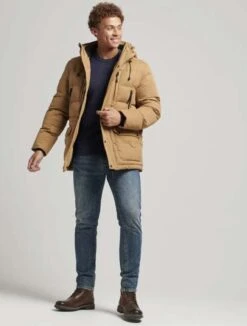 Superdry Herren Expedition Parka Aus Mikrofaser