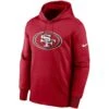 San Francisco 49ers Nike Prime Logo Therma Pullover Hoodie