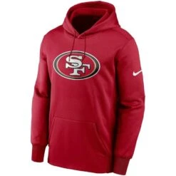San Francisco 49ers Nike Prime Logo Therma Pullover Hoodie