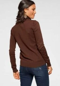 [Otto UP] Klassischer Rollkragenpullover Von Bruno Banani Mit Metalllogo | Gr. 32 - 50, Verschiedene Farben -Mode Kleidung Verkauf 2256026 1 3