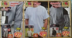 [Posten Börse Lokal] Fruit Of The Loom Jogginghose/T-Shirts 7er Pack/Sweatshirt | T-Shirt Für 1,42€