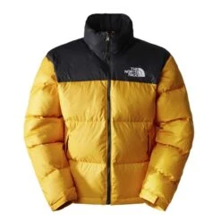The North Face: 1996 Retro Nuptse Jacket [Gelb/Schwarz/Coalbrown] -Mode Kleidung Verkauf 2257011 1 2