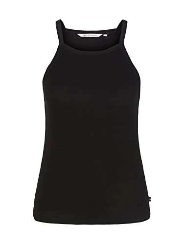 TOM TAILOR Denim Damen Tanktop Mit Rippstruktur(Amazon Prime) 3 TOM TAILOR Denim Damen Tanktop Mit Rippstruktur(Amazon Prime) – Bild 3