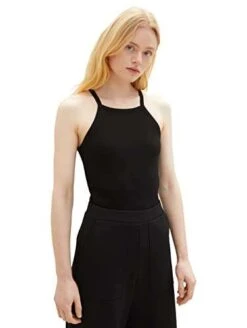 TOM TAILOR Denim Damen Tanktop Mit Rippstruktur(Amazon Prime)