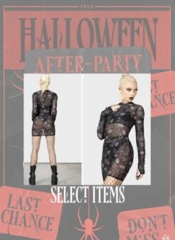 KILLSTAR: Halloween After Party Sale Mit Bis Zu 50 % Rabatt, Z.B. KILLSTAR CLOWN TEARS BODYCON Kleid (Gr. XS - XXL)