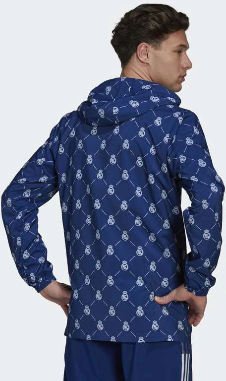 Real Madrid Adidas Herren Windbreaker H59047 | Windjacke In Gr. XS - 2XL, AeroReady, 100 % Recyceltes Polyester 4 Real Madrid Adidas Herren Windbreaker H59047 | Windjacke In Gr. XS - 2XL, AeroReady, 100 % Recyceltes Polyester – Bild 4