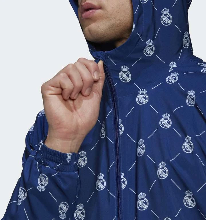 Real Madrid Adidas Herren Windbreaker H59047 | Windjacke In Gr. XS - 2XL, AeroReady, 100 % Recyceltes Polyester 6 Real Madrid Adidas Herren Windbreaker H59047 | Windjacke In Gr. XS - 2XL, AeroReady, 100 % Recyceltes Polyester – Bild 6